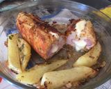 Foto del paso 7 de la receta: Arrollado de pollo con papas al horno
