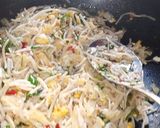 A picture of step 3 of Chicken Roll.