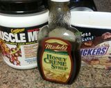 A picture of step 1 of Snickers honey coffee smoothie.