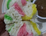 Foto langkah ke 12 dari resep (Sourdough Discard) Rainbow Mantau.