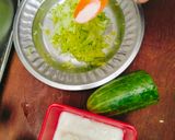 A picture of step 1 of Tzatzuki dip(Lebanese tzatziki dip).
