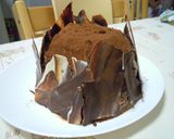 A picture of step 14 of Chocolate Cake for a Grown-Up Valentine's Day.