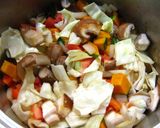 A picture of step 4 of Easy Minestrone made with Tomato Juice.