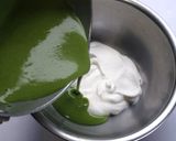 A picture of step 28 of Green Tea and White Chocolate Mousse Cake.