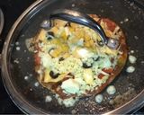 A picture of step 3 of Leftover Roti Tawa Pizza 🍕.