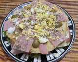 Foto del paso 3 de la receta: Mini torre de panqueques súper fácil y económica
