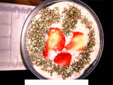 Strawberries and Banana milkshake