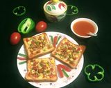 A picture of step 6 of Bread Pizza.