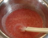 A picture of step 4 of Light and Airy Strawberry Mousse with White Wine.