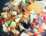 A picture of step 12 of Healthy Sweet and Sour Pork Made Without Deep Frying.
