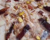 A picture of step 3 of Fruit Cream with nuts.