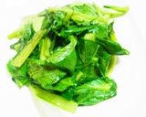 A picture of step 4 of Stir-Fried Komatsuna and Atsuage with Ginger.