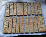 A picture of step 8 of Vickys Herb & Chickpea 'Fries' with Garlic & Avocado Aioli, Gluten, Dairy, Egg, Soy & Nut-Free.