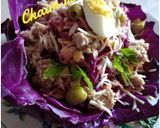 صورة لخطوة 5 من وصفة سلطة التونة والخضار الطازجة 🥗💜🥗