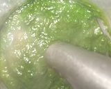 A picture of step 2 of Palak paneer❤.