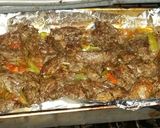 A picture of step 5 of Mexican Fajita Skirt Steak in the Oven.