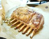 A picture of step 5 of Roasted Rack of Lamb with Balsamic Sauce.
