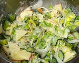 A picture of step 4 of New Onion and Cucumber Salad.