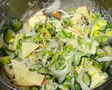 A picture of step 4 of New Onion and Cucumber Salad.