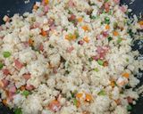 Hình bước làm 10 của món Cơm chiên thập cẩm (cơm chiên dương châu)