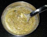 A picture of step 5 of Curry leaves chutney.