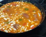 Foto del paso 6 de la receta Alubias con calamares y chorizo