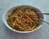 Foto langkah ke 3 dari resep Rujak mangga serut.