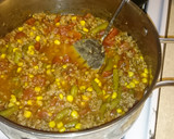 A picture of step 4 of Italian noodles n potatoes.