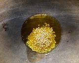 A picture of step 6 of Pesarattu with tangy, spicy Thokku.