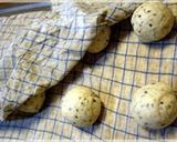 A picture of step 5 of Chunky Sweet Potato and Black Sesame Mini Rolls.