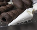 A picture of step 12 of Chocolate Filled Black Cocoa Cornets and Rolls.