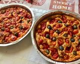 A picture of step 4 of Focaccia Barese.