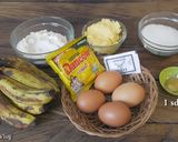 Foto langkah ke 1 dari resep Bolu Pisang Panggang 4 Telur.