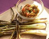 A picture of step 8 of Sig's Simple Scallion Treat.