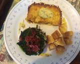 Foto del paso 26 de la receta: Torta de pescado seco, con espinacas, acelgas y dados de yuca