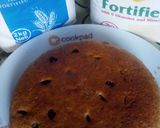 A picture of step 7 of Lemon flavored Ugali cake with sultanas.
