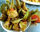 รูปขั้นตอนการทำที่ 3 ของ ไก่ห่อใบเตยทอด
