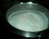 A picture of step 1 of Rose flavour rasgulla.