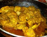 A picture of step 1 of Chicken curry.