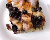 A picture of step 5 of Blueberry Cinnamon Roll Bake#mycookbook.