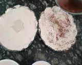 A picture of step 5 of Tiramisu Coffee Cake | No-Bake Cake | Marie biscuit Dessert.