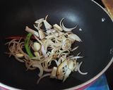 A picture of step 1 of Colocasia Curry.