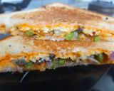 A picture of step 3 of Pizza sandwich.