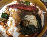 A picture of step 14 of Falahari Dahi Wada.