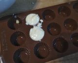 Une image de l'étape 2 de Bouchée chocolat blanc coco.