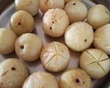 A picture of step 1 of Amla Gatagat.