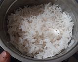 A picture of step 1 of Rice rasgulla.