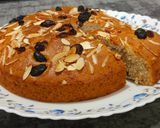 A picture of step 9 of Banana Suji Cake.