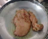 Foto del paso 6 de la receta: Pechuga de pollo sobre una cama de puré de betabel 🍠
