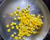A picture of step 2 of -sweet corn and potato stuffed roundels.